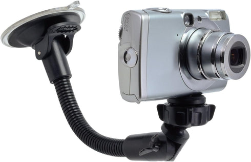 Arkon Mounts - Windshield Suction Car Mount | Flexible Positioning with 360° Swivel Ball Adapter | 8.5 inch Gooseneck | Holds up to 1 Pound | Fits...