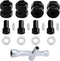 4 Pieces Aluminum Extended 7mm Hex Wheel Hubs 8mm Thick Wheel Spacers Offsets for Axial SCX24 AXI90081 Deadbolt AXI00002 Jeep Wrangler, AXI00001 C...