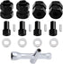 4 Pieces Aluminum Extended 7mm Hex Wheel Hubs 8mm Thick Wheel Spacers Offsets for Axial SCX24 AXI90081 Deadbolt AXI00002 Jeep Wrangler, AXI00001 C...