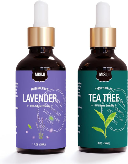 Essential Oils Set- Essential Oils for Diffuser for Home,Diffuser Oils Scents for Aromatherapy,Laundry,Candle&Soap Making,Humidifiers 1FL.OZ X 2...