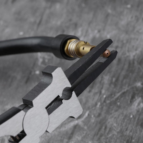 SPEEDWOX Mig Welding Pliers 6 In 1 Multi-Function Welding Pliers Nozzle Cleaner Slag Hammer 8" Professional Welding Welding Tools For Scraping Spa...