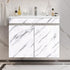 Erfoni Gray White Marble Contact Paper Granite Wallpaper Peel and Stick Countertop 11.8inch x 78.7inch Grey Glossy Marble Self Adhesive Wall Paper...
