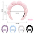 Headband for Washing Face,Spa Headband Makeup,Sponge Spa Headband for Washing Face,Makeup Removal,Shower,Skincare (White)...