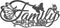 Family Metal Wall Decor Word Sign, Black Family Makes This House A Home Art Butterflies Love Heart Wall Hanging Sculpture, Iron Letters Quotes for...