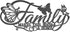 Family Metal Wall Decor Word Sign, Black Family Makes This House A Home Art Butterflies Love Heart Wall Hanging Sculpture, Iron Letters Quotes for...