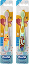 Oral-B Baby Manual Toothbrush, Pooh Characters, 0-3 Years Old, Extra Soft (Characters Vary) - Pack of 2...