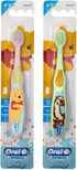 Oral-B Baby Manual Toothbrush, Pooh Characters, 0-3 Years Old, Extra Soft (Characters Vary) - Pack of 2...