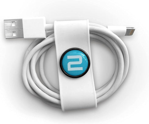 Snap-in Cord Organizer Neatly Store Lightning Cables and Phone Chargers, Computer Chargers and HDMI Cables...