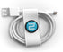 Snap-in Cord Organizer Neatly Store Lightning Cables and Phone Chargers, Computer Chargers and HDMI Cables...