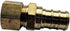 XFITTING 10 Pieces 1/2" Pex X 3/8" OD Compression Straight Adapter, Brass, NSF, Pex B...