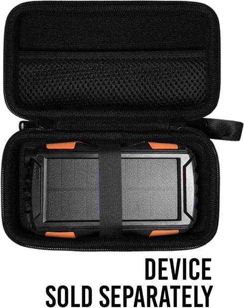 Alltravel Organizing Case for Solar Portable Charger Compatible with Mregb, BLAVOR, QiSe, Annero, QIMYE...