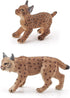 2 Pcs Realistic Lynx Figure Plastic Lynx Figurine Lynx Action Figure Simulated Lynx Model for Halloween Christmas Birthday Party Favors Decoration...