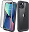 Diaclara Designed for iPhone 13 Case, Full Body Rugged Case with Built-in Touch Sensitive Anti-Scratch Screen Protector, Soft TPU Bumper Case for ...