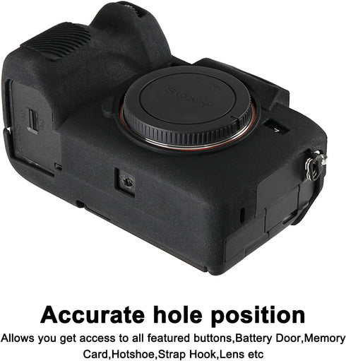Camera Case for Sony Alpha 7? A7? A7M4 Digital Camera, Anti-Scratch Soft Silicone Rubber Case Protective Body Housing Protector Skin Cover...