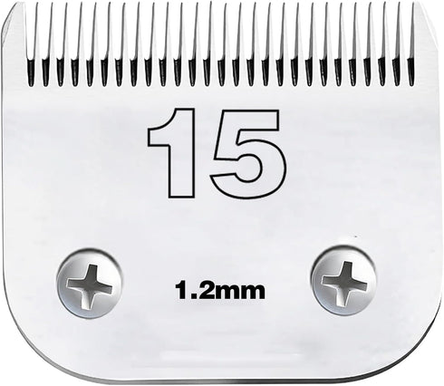 Dog Grooming Detachable Ceramic Blade Compatible with Andis Hair Clippers (15:3/64"(1.2mm))...