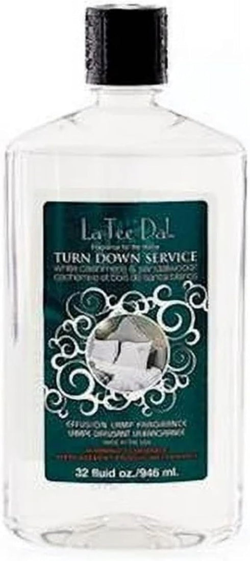 La-Tee-Da Effusion and Fragrance Lamp Oil Refill-32 Turn Down Service, Clear, 32 Fl Oz...