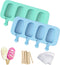 Popsicles Molds, Ozera 2 Pack Homemade Cake Pop Molds, Reusable Silicone Ice Pop Cream/ Cakesicle Maker Molds...