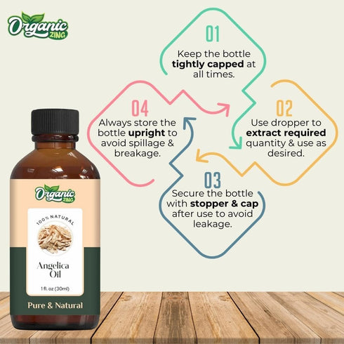 Angelica (Angelica Archangelica) Oil | Pure & Natural Essential Oil for Skincare, Massage, Aroma & Diffusers - 30ml/1.01fl oz...