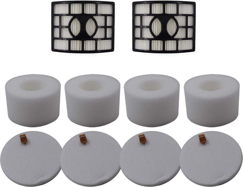Dttery Filter Replacement for Shark DuoClean Lift-Away Upright Vacuum UV700, NV770, NV771, NV611, ZU701 Part XFF600, XHF600, 2 HEPA, 4 Foam and Fe...