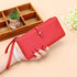 PORT&LOTUS Red Wallets for Women Small Wallets Mini Wallet for Woman Credit Card Organizer with Slim Cash Coin Purse Pocket Wallet for Woman Anti ...