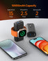 Power Bank Portable Charger - 10000mAh Portable Phone Charger 22.5W Fast Charging External Battery Pack with Built-in Cable for Apple Watch Series...
