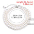 Missgrace Boho Women Wedding Party Prom Vintage Pearl Silver Gold Chain Chokers Multilayer Pearl Choker Necklace Pearl Simple Statement Bride Chok...