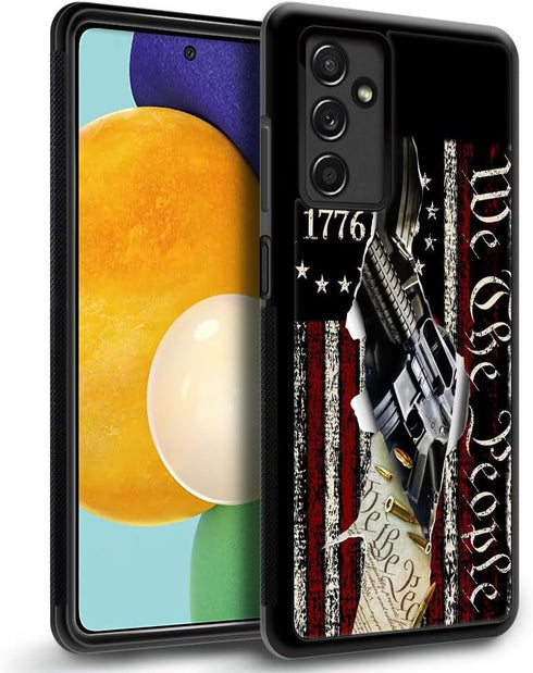 DJSOK Case Compatible with Samsung Galaxy A13 5G Case,Classic Independent American Flag 1776 We The People Luxury Pattern Design Pattern Back+Soft...