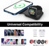 NemaTech Foldable & Portable Mobile 2-in-1 Wireless Charging Station, Fast Charging for Apple Watch, AirPods, iPhone 14/13/12/11/XR, Samsung Galax...