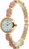 Women's Small Face Wrist Watches Limited Edition Rose Gold Watch Natural Leaf Pattern Lady Bracelet Jewelry Rhinestone Bangle Wristwatch...