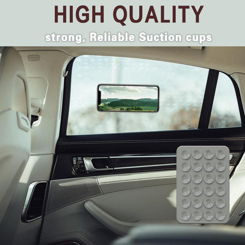 Silicone Suction Phone Case Adhesive Mount, Suction Phone Case Mount, Non Slip Suction Cup Phone Mount, 2.87? x 1.65? Strong Grip Holder for Selfi...