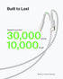 Belkin BoostCharge Braided USB-C to USB-A Charging Cable (3.3ft/1M) for iPhone 15 Series, Samsung Galaxy S24 Series, Note20, Google Pixel 8 & 7, i...