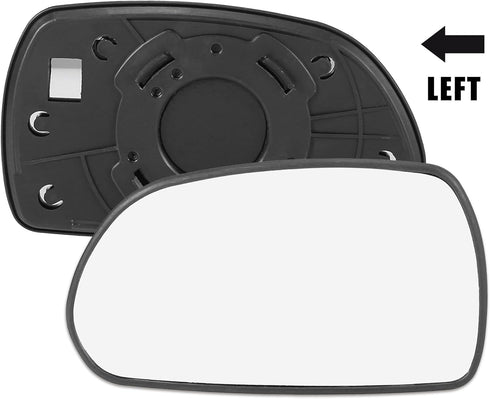 X AUTOHAUX Car Rearview Mirror Glass Replacement with Backing Plate Left Side Driver Side for Hyundai Elantra...