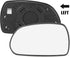 X AUTOHAUX Car Rearview Mirror Glass Replacement with Backing Plate Left Side Driver Side for Hyundai Elantra...