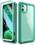 i-Blason Ares Case for iPhone 11 6.1 inch (2019 Release), Dual Layer Rugged Clear Bumper Case with Built-in Screen Protector (Mint Green)...