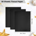 Hlonon Black Tissue Paper for Gift Bags - 30 Sheets of Black Wrapping Tissue Paper Bulk Packaging Paper for Weddings Birthday DIY Project Christma...