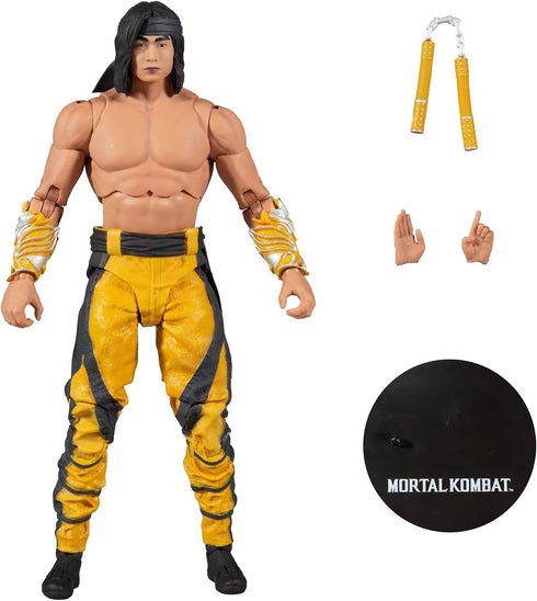McFarlane Toys Mortal Kombat Liu Kang (Fighting Abbot) 7" Action Figure with Accessories...