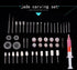 52pcs Diamond Mounted Burr Sets for Jade/Stone/Jewelry Making, Engraving, Polishing and Buffing Fit Dremel Rotary Tools...