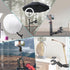 Super Clamp Double Camera Clamp, Double Mount Clamp Bracket Magic Arm Double Ball Head, Crab Plier Clip Bracket with Ballhead for Light Stand, Pho...