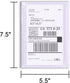 100 PCS shipping label sleeves, 7.5"x 5.5" Shipping Label Envelopes, Clear envelopes Adhesive Top Loading Packing List...