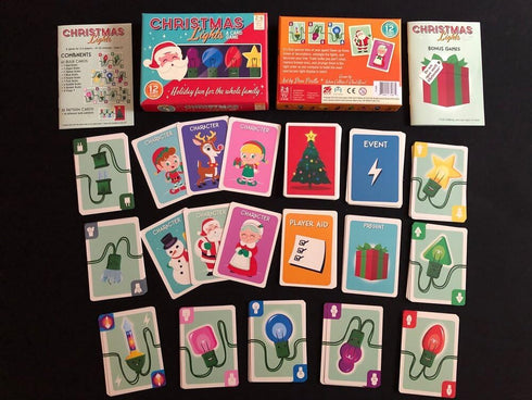 25th Century Games Christmas Lights A Card Game, 13 Different Holiday Festive Themed Games to Play...