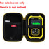 Hermitshell Hard Travel Case for Geiger Counter Nuclear Radiation Detector - FNIRSI Radiation Dosimeter (Black+Yellow Zipper)...