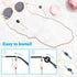 Kalevel Eyeglass Chain Stainless Steel Sunglass Strap Eyeglass Strap Holder...
