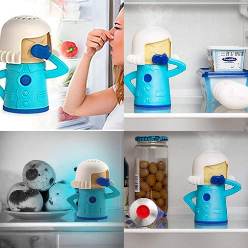 Abnaok Angry Mom Microwave Cleaner and Chilly Mama Fridge Deodoriser 2PCS Easily Clean in Minutes for Home or Office with English Manual...