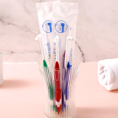 Ouligay 5Pcs Tuft Toothbrush Tufted Brush End-tuft Interspace Toothbrushes Single Tufted Toothbrush Soft Compact Interdental Toothbrush for Orthod...