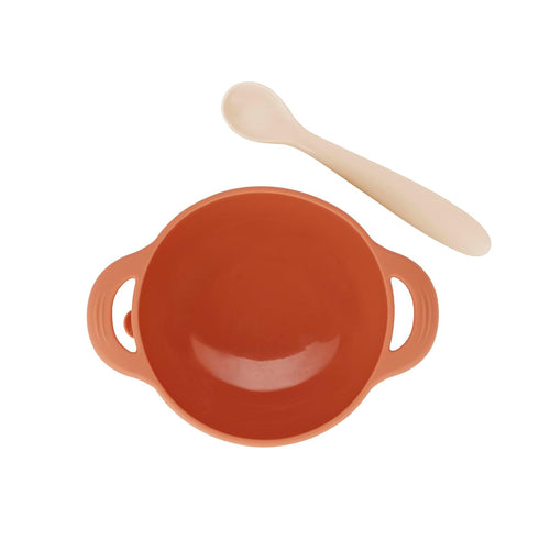 Babymoov TAST'ISY Baby Feeding Set, BPA-Free Non-Toxic Food Grade Silicone Suction Bowl and Spoon (MICROWAVE & DISHWASHER SAFE)...