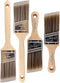 Vermeer Paint Brushes 4-Pack Angle Brushes in Assorted Sizes for All Latex and Oil Paints & Stains - Home Improvement - Interior & Exterior Use...