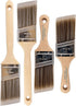 Vermeer Paint Brushes 4-Pack Angle Brushes in Assorted Sizes for All Latex and Oil Paints & Stains - Home Improvement - Interior & Exterior Use...