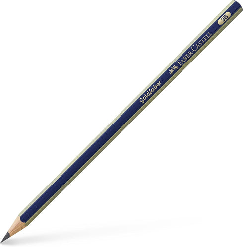 Faber-Castell Gold 1221 – 3B Pencil Pack of 12 Black...