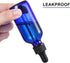 AOZITA 4 Pack, 2 oz Dropper Bottles with 1 Funnel & 4 Labels - 60ml Thick Dark Blue Glass Tincture Bottles with Eye Droppers - Leakproof Essential...