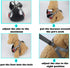Dog Harness and Leash Set, Soft Mesh No Pull Dog Cat Harness Vest with Bowtie Bell for Small Dogs Puppy and Cats Outdoor Training and Running Clas...